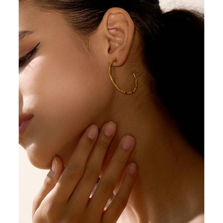 Ameliora Gold Plated Earrings - Stellise