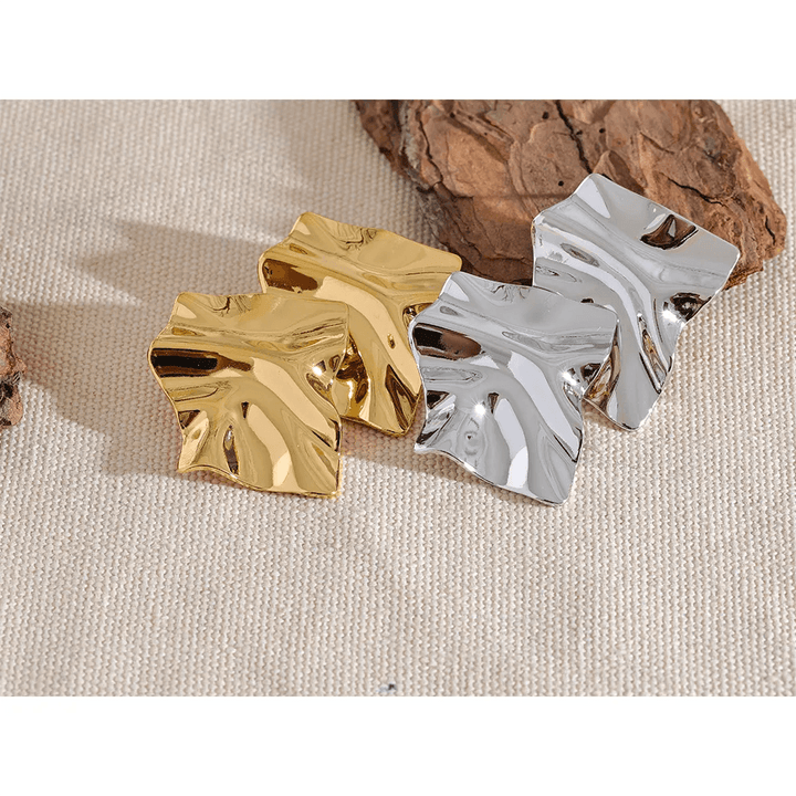 Eloria Gold Plated Earrings - Stellise