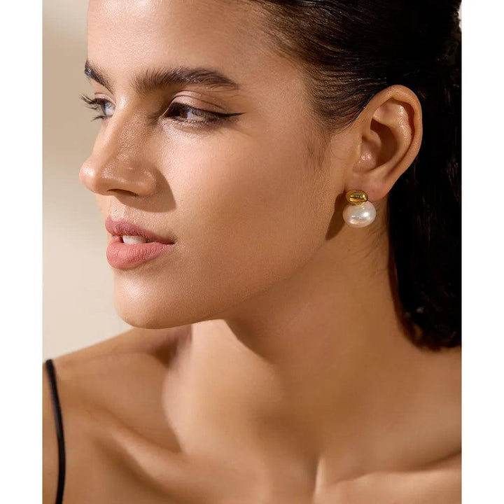 Belleira Gold Plated Earrings - Stellise