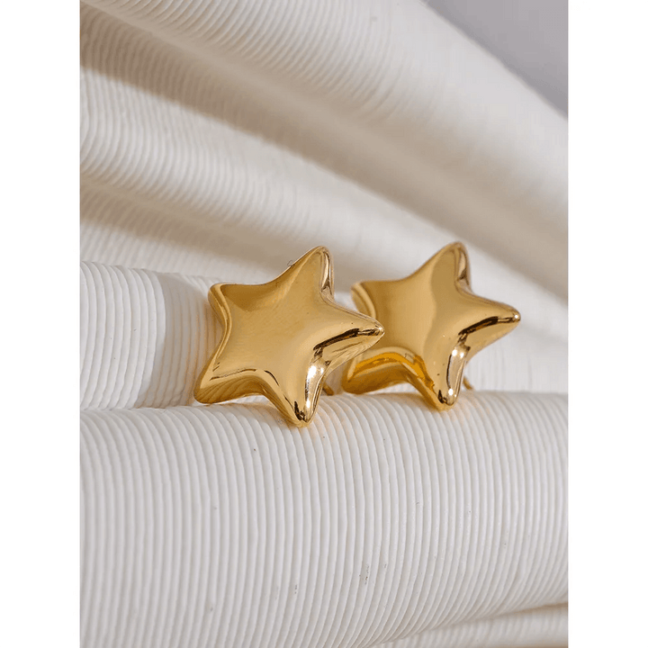 Calista Gold Plated Earrings - Stellise