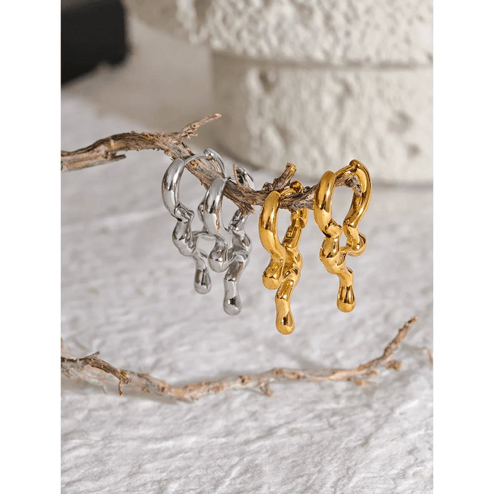 Avelorena Gold Plated Earrings - Stellise