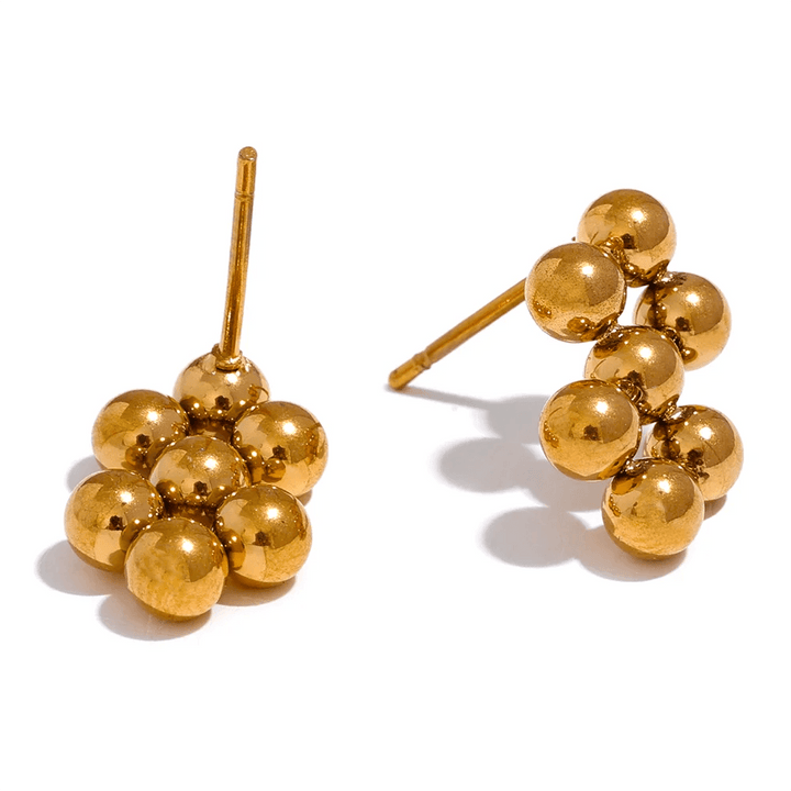 Landria Gold Plated Earrings - Stellise