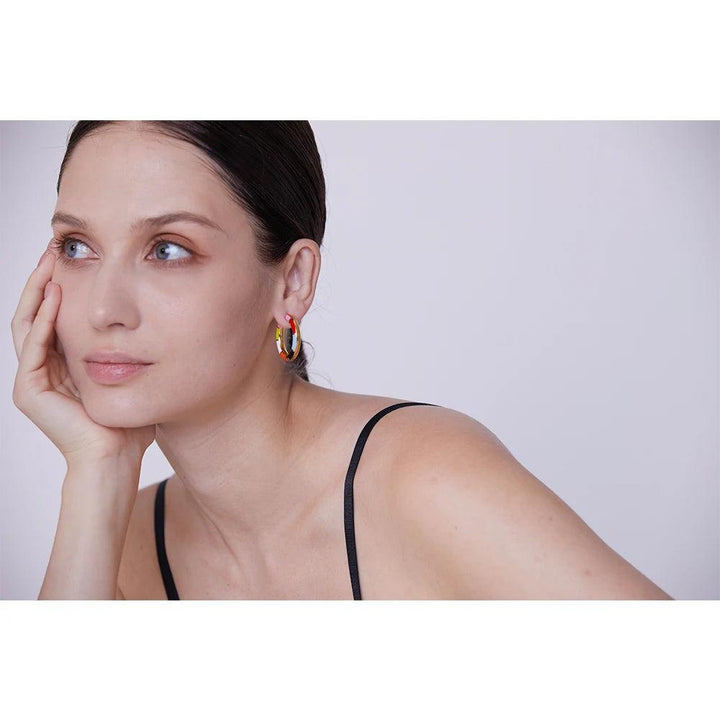 Marcellina Gold Plated Earrings - Stellise