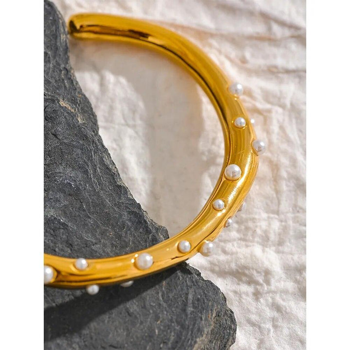 Zenitha Gold Plated Bracelet - Stellise