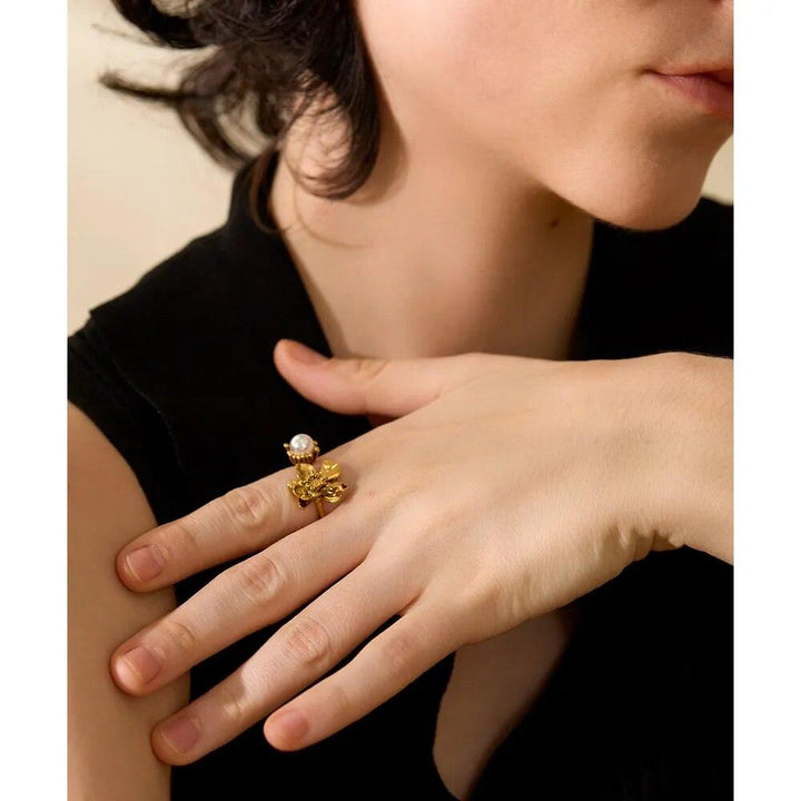 Calistaire Gold Plated Ring - Stellise