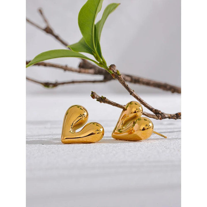 Amarante Gold Plated Earrings - Stellise