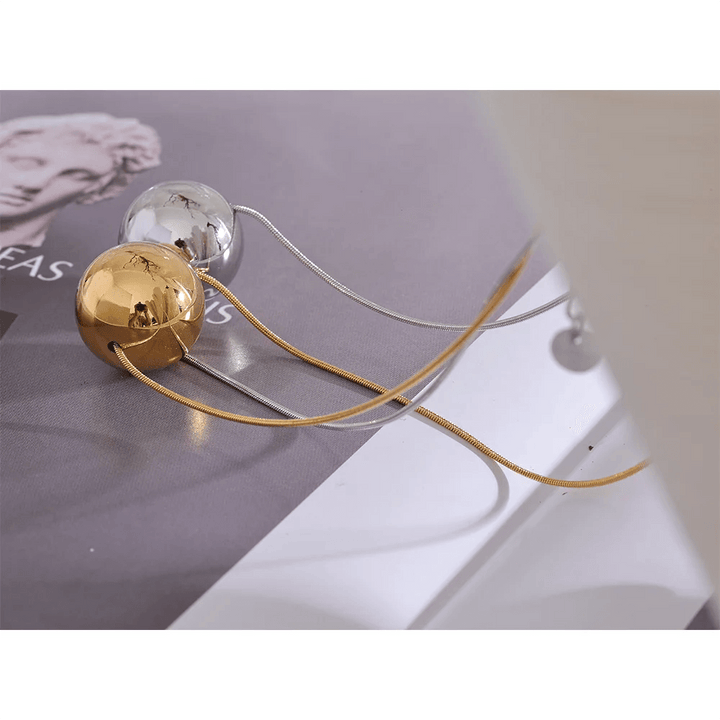 Genevieve Gold Plated Necklace - Stellise