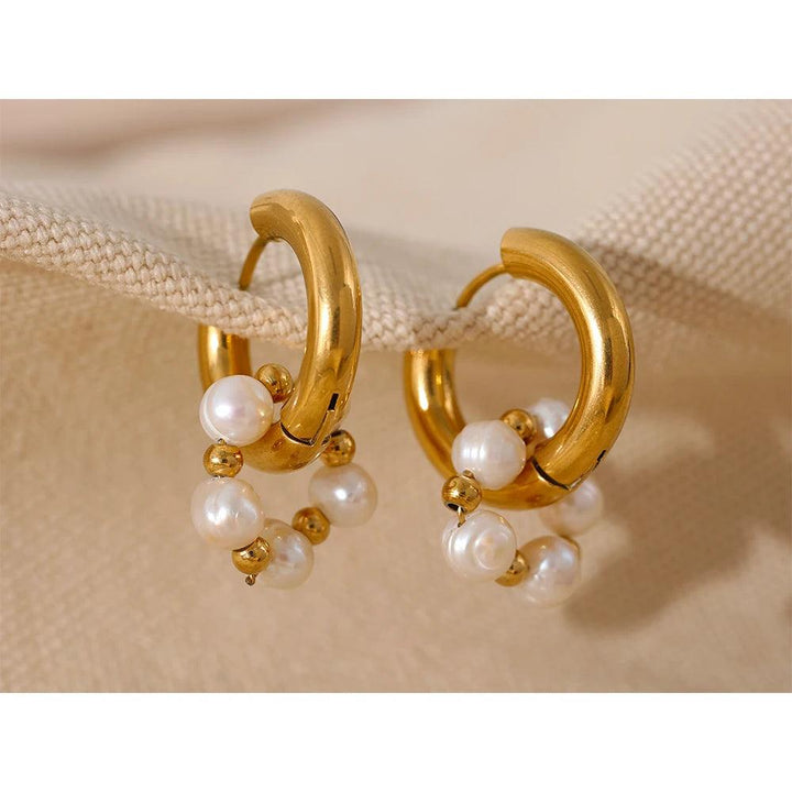 Eulaleia Gold Plated Earrings - Stellise