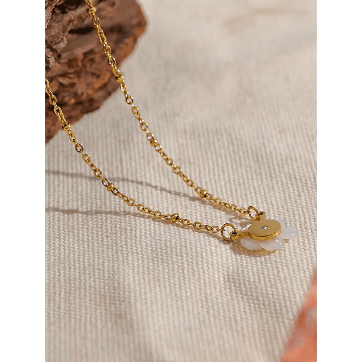 Solstice Gold Plated Necklace - Stellise