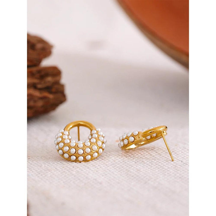 Arianthia Gold Plated Earrings - Stellise