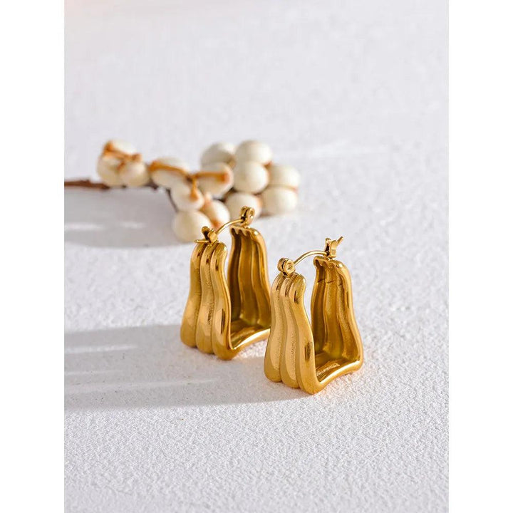 Serenielle Gold Plated Earrings - Stellise