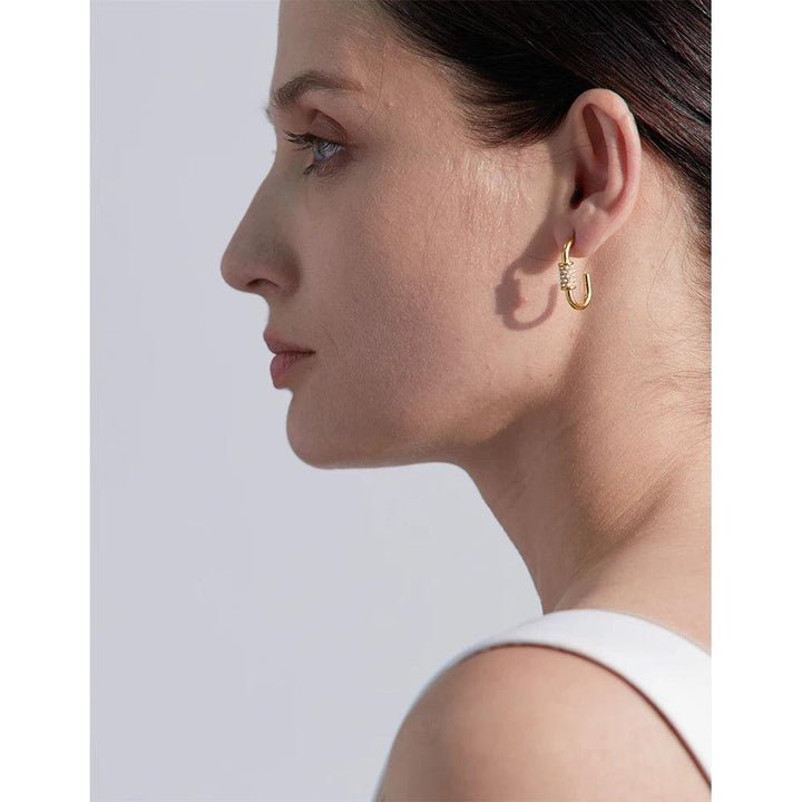 Lysarose Gold Plated Earrings - Stellise