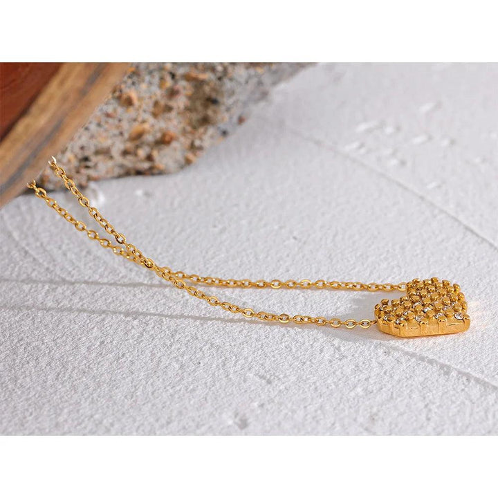 Gina Gold Plated Necklace - Stellise