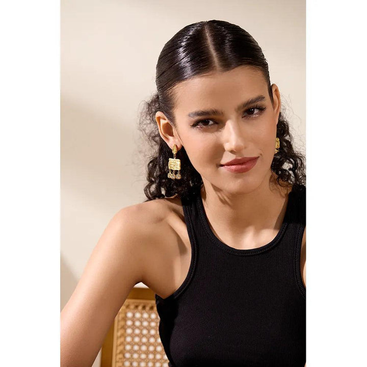 Sylvera Gold Plated Earrings - Stellise