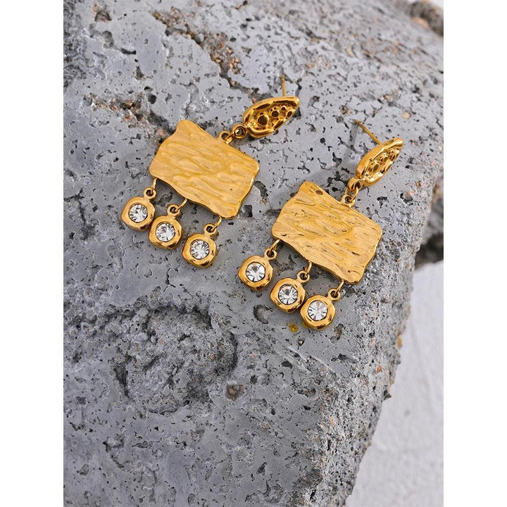 Sylvera Gold Plated Earrings - Stellise