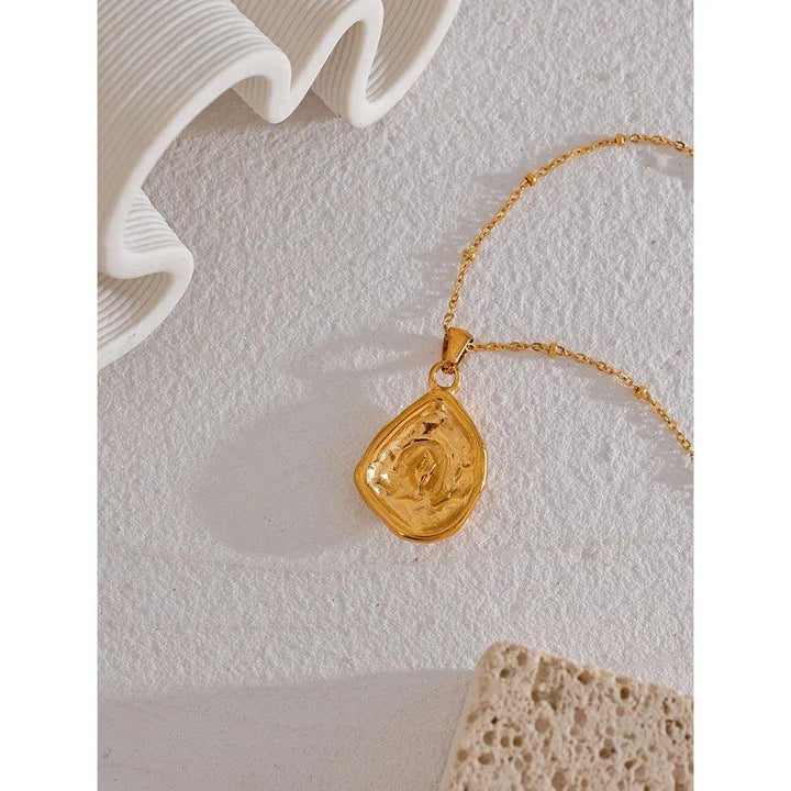 Poppy Gold Plated Necklace - Stellise