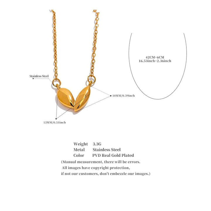 Leocadia Gold Plated Necklace - Stellise