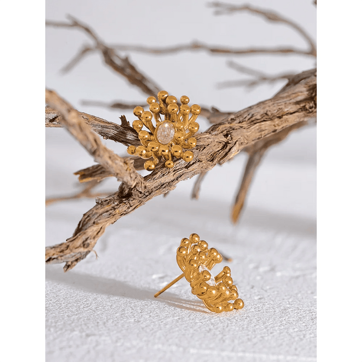 Eulaleia Gold Plated Earrings - Stellise