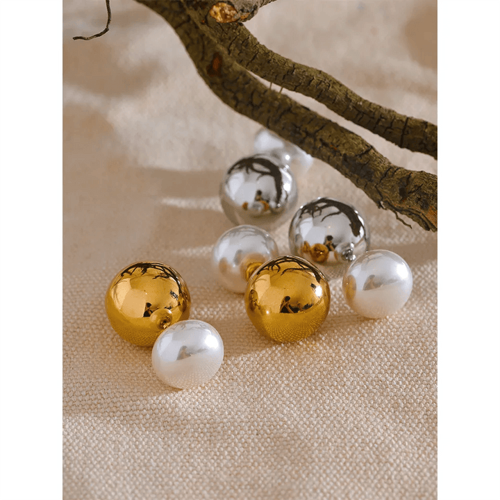 Elysarra Gold Plated Earrings - Stellise