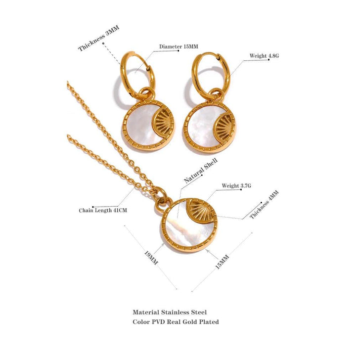 Safia Gold Plated Set - Stellise