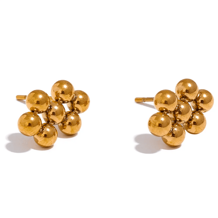 Landria Gold Plated Earrings - Stellise