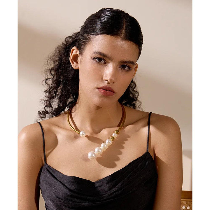 Yara Gold Plated Necklace - Stellise