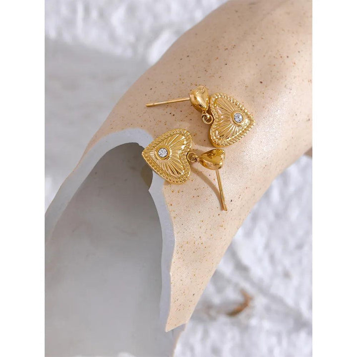 Xanthe Gold Plated Earrings - Stellise