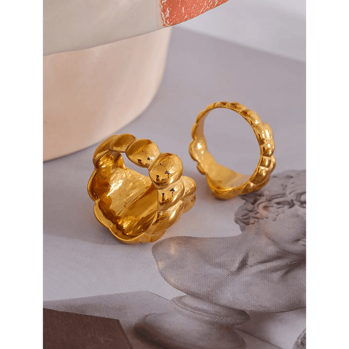 Anillin Gold Plated Ring - Stellise