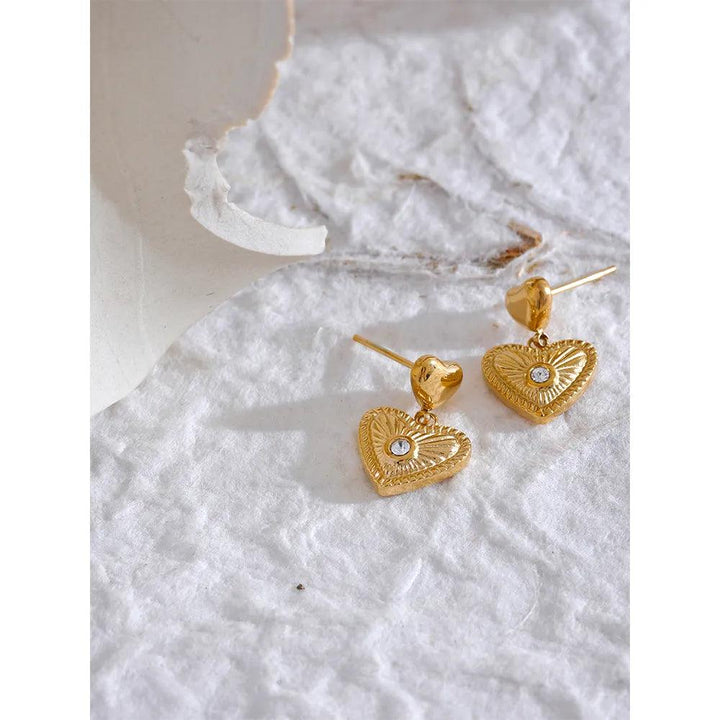 Xanthe Gold Plated Earrings - Stellise