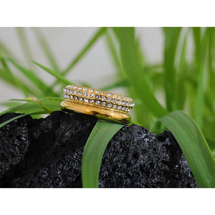 Evelyn Gold Plated Ring - Stellise