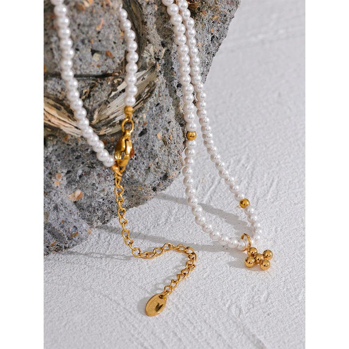 Serenity Gold Plated Necklace - Stellise