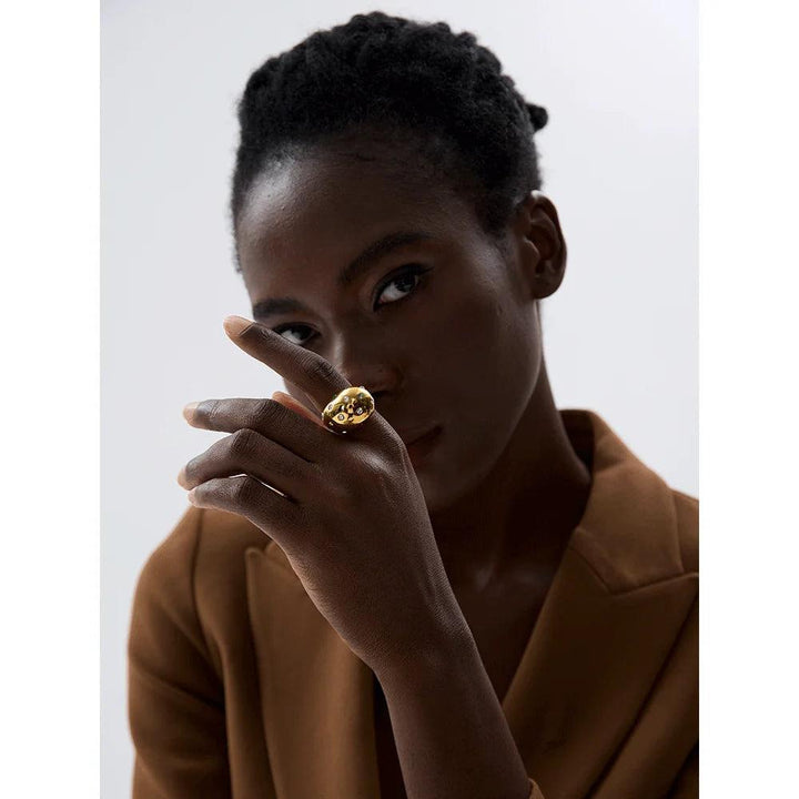 Ziana Gold Plated Ring - Stellise