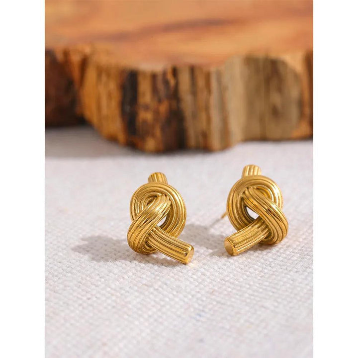 Galatea Gold Plated Earrings - Stellise