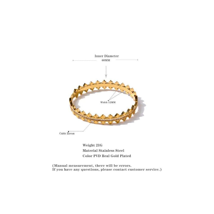 Arianthia Gold Plated Bracelet - Stellise