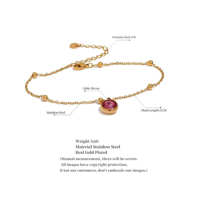 Emelisse Gold Plated Anklet - Stellise