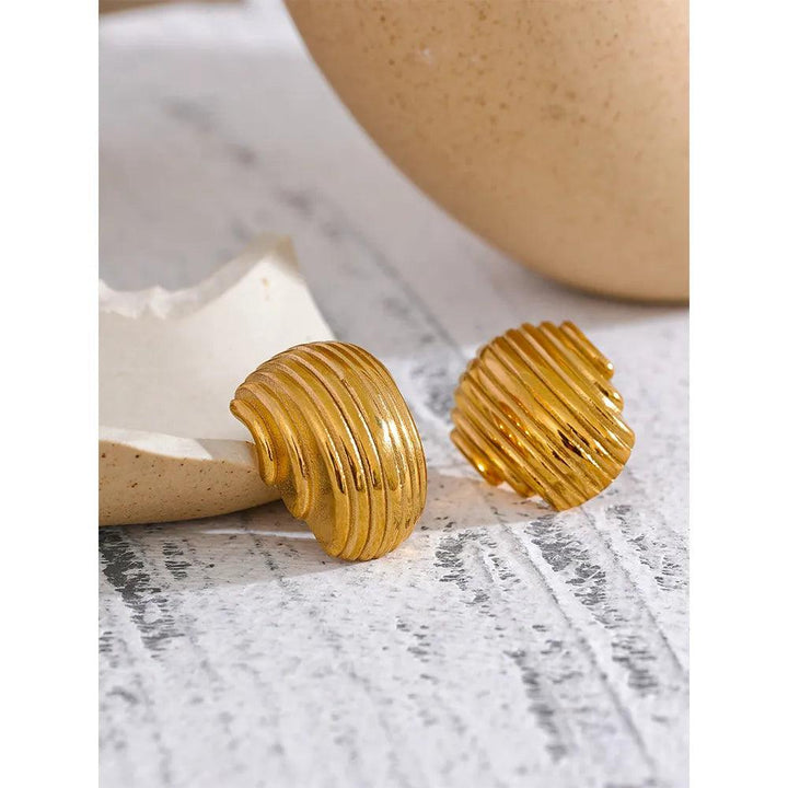 Ondina Gold Plated earrings - Stellise