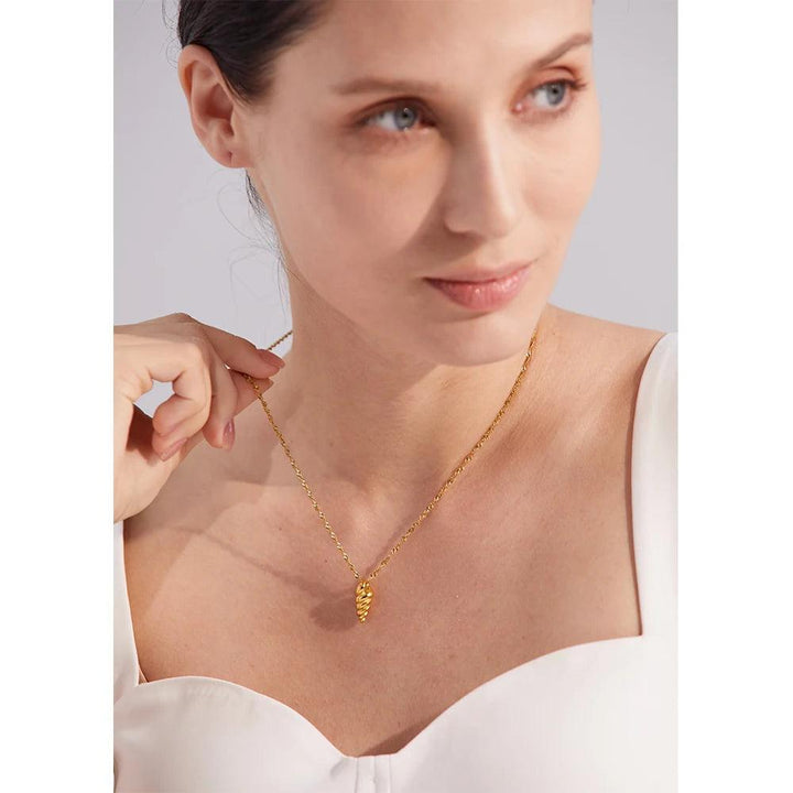 Roxanne Gold Plated Necklace - Stellise