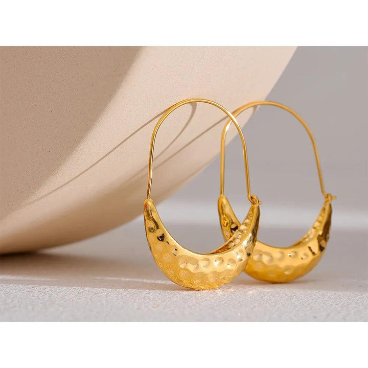 Evaluna Gold Plated Earrings - Stellise