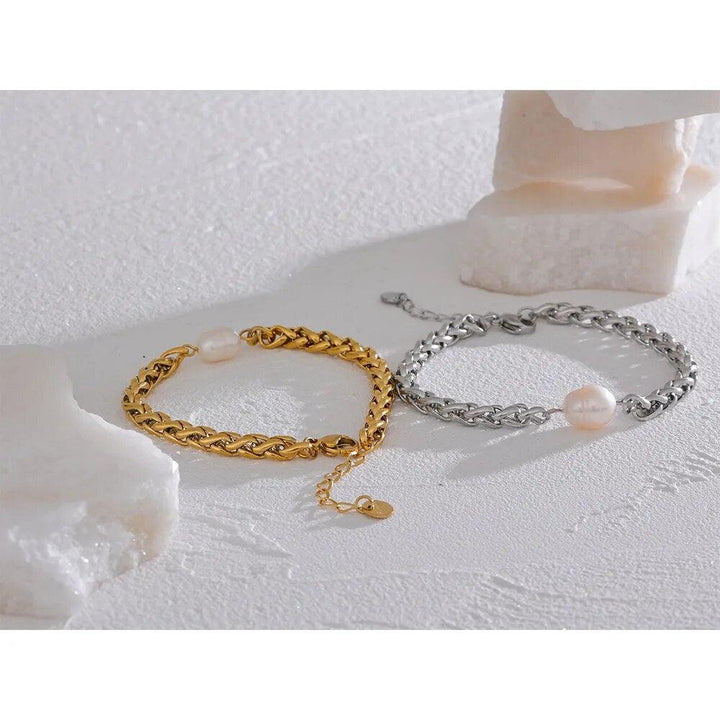 Azurina Gold Plated Bracelet - Stellise