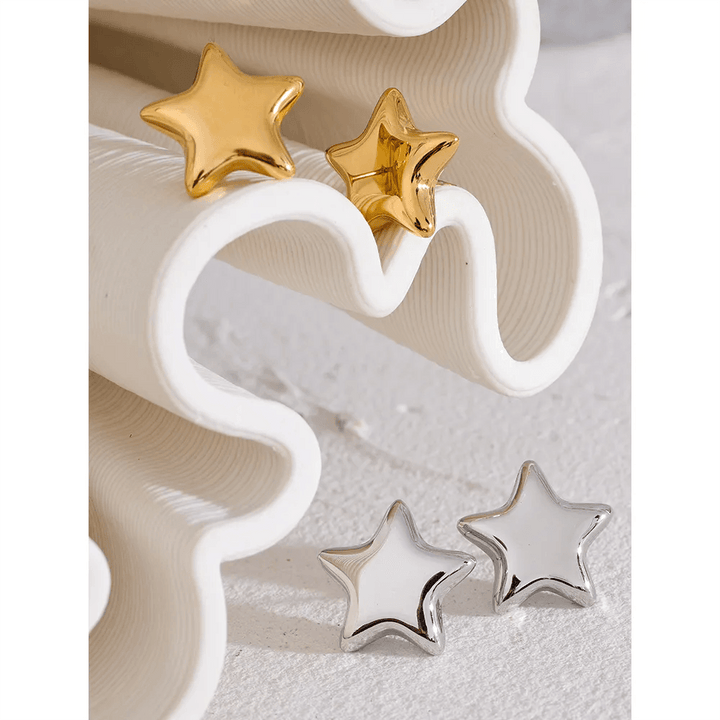 Calista Gold Plated Earrings - Stellise