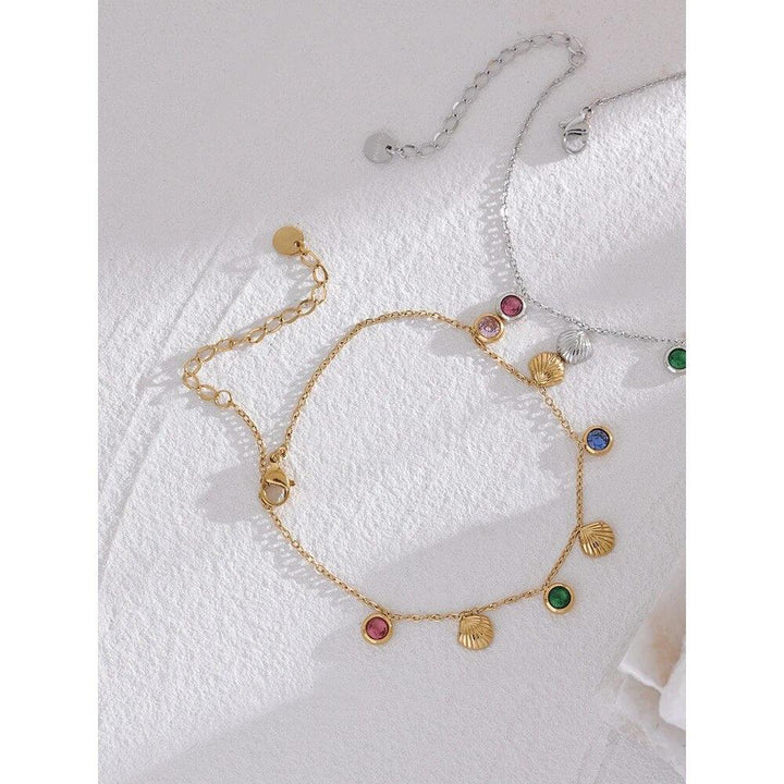 Caelianne Gold Plated Anklet - Stellise