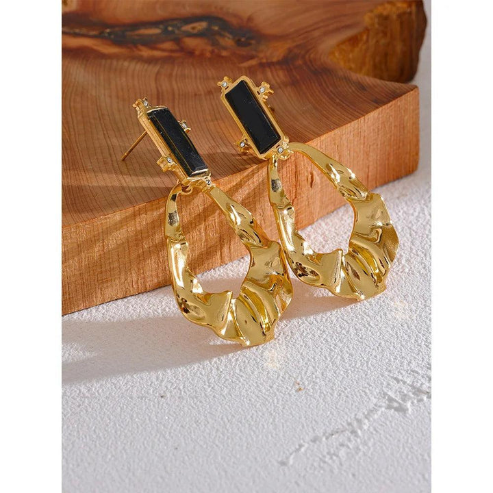 Serenova Gold Plated Earrings - Stellise