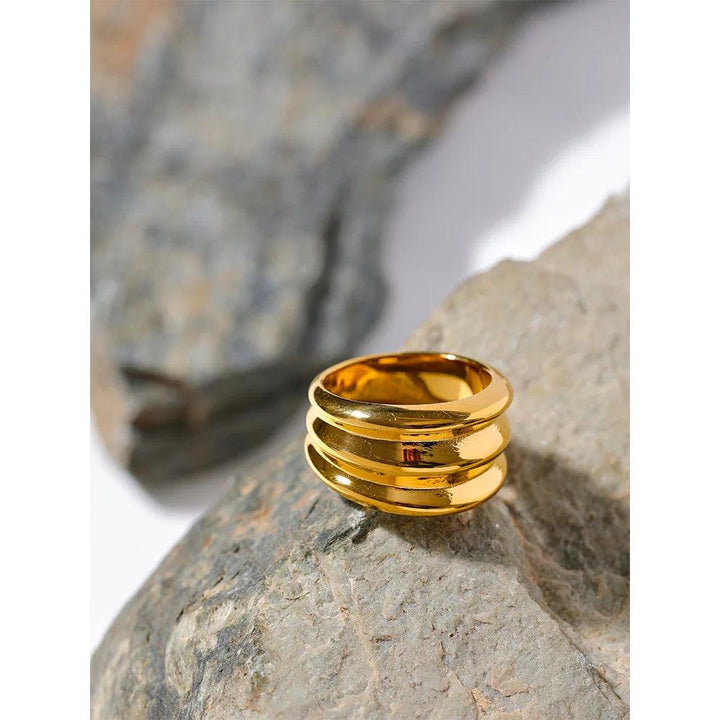 Lia Gold Plated Ring - Stellise