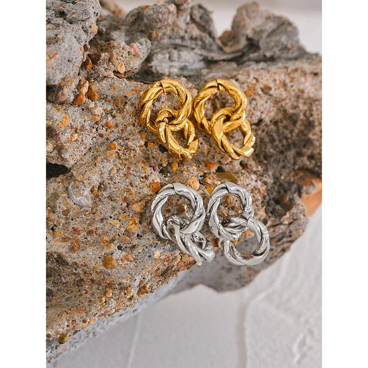 Elysian Gold Plated Earrings - Stellise