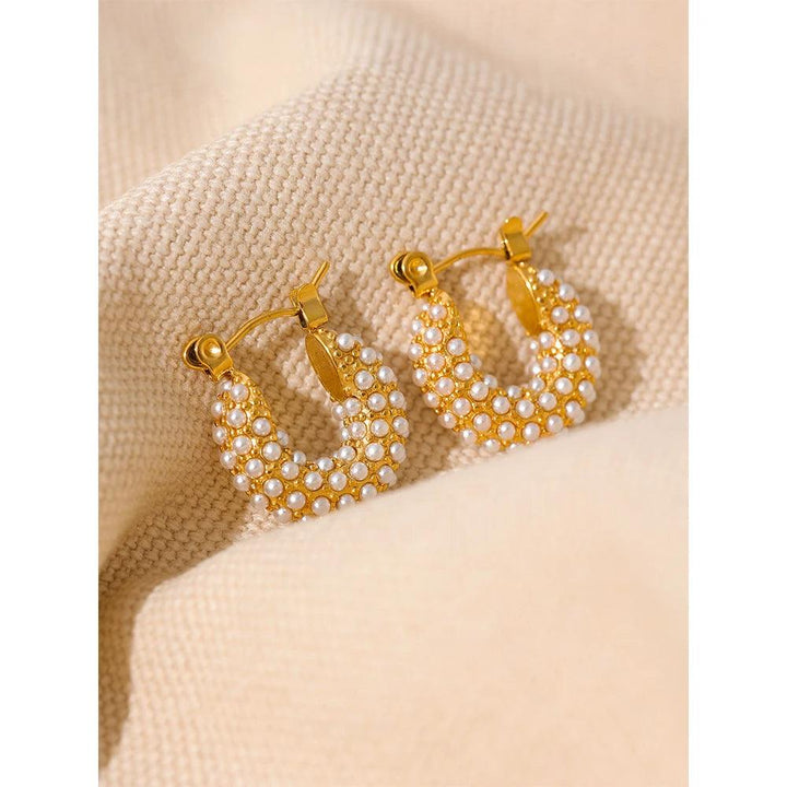 Lucienne Gold Plated Earrings - Stellise