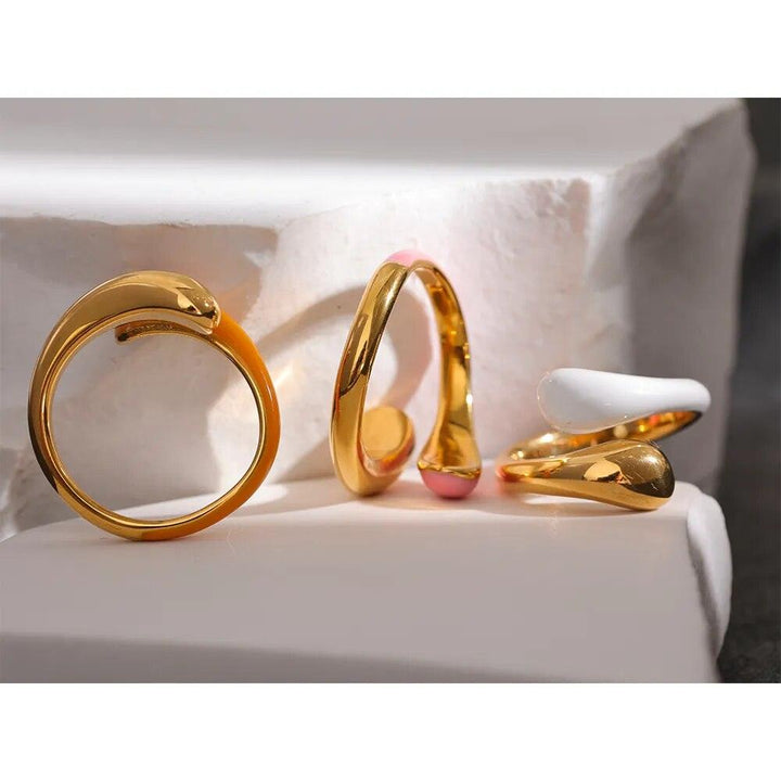 Evandora Gold Plated Ring - Stellise