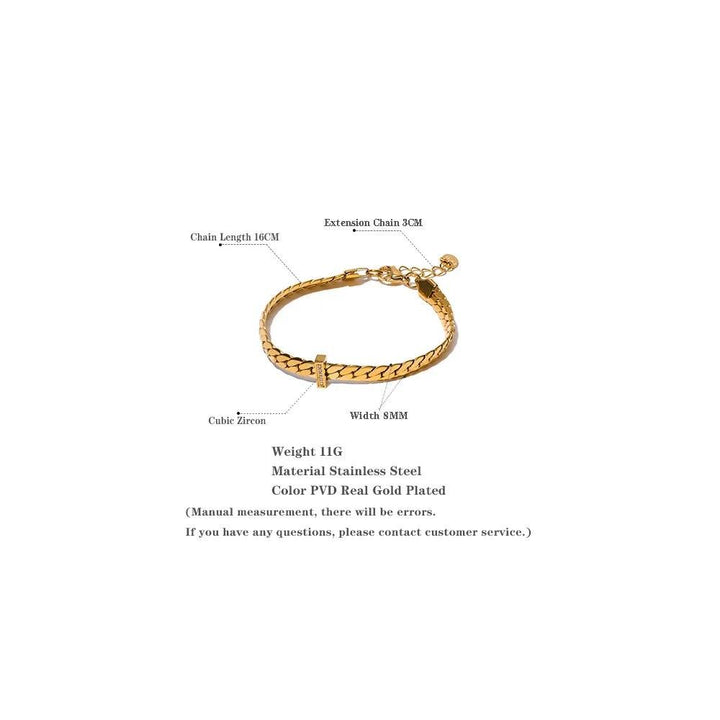 Evaloria Gold Plated Bracelet - Stellise