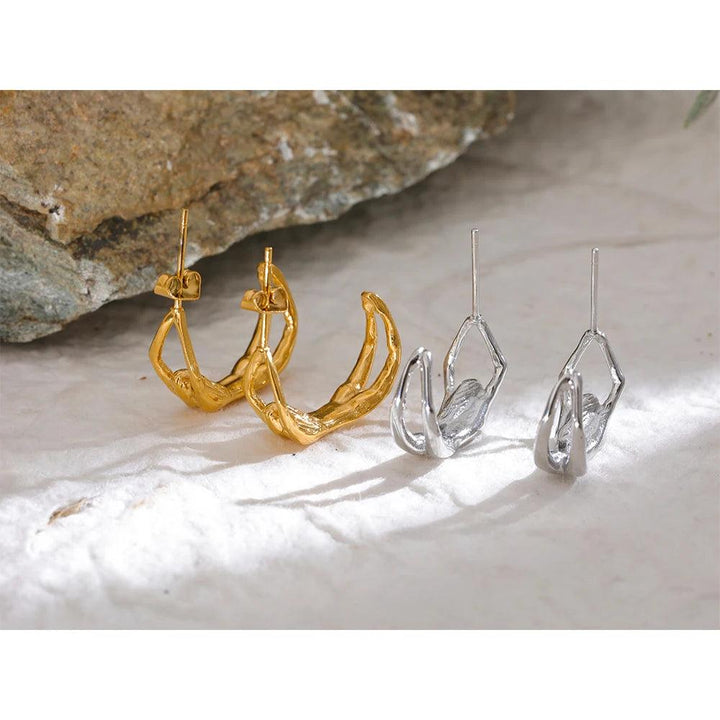 Isolenna Gold Plated Earrings - Stellise