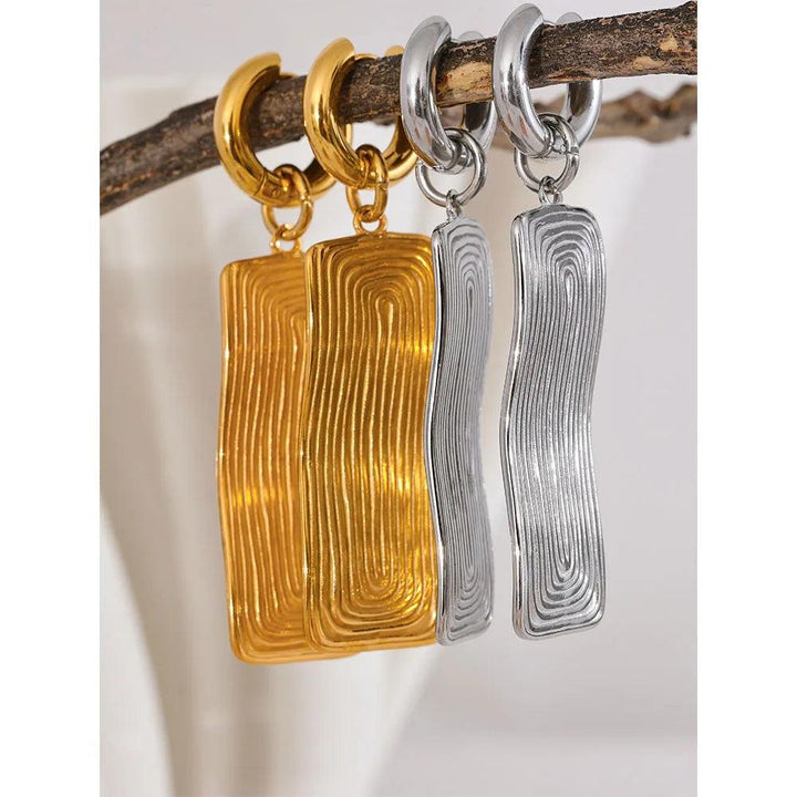 Evalora Gold Plated Earrings - Stellise