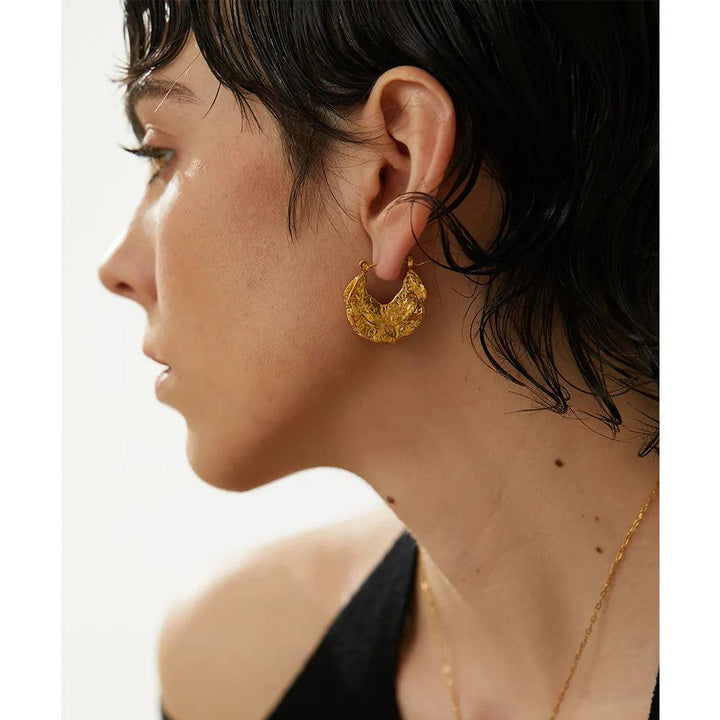 Serila Gold Plated Earrings - Stellise